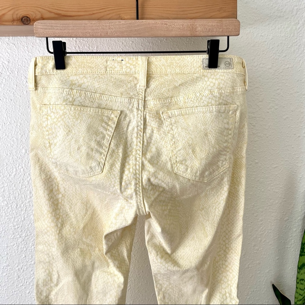 AG yellow python skinny jean - Picture 4 of 6